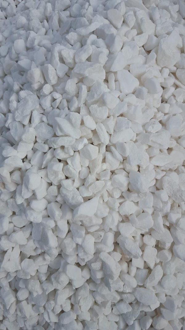 19mm Snow White Pebbles