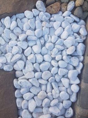 White Tumbled Pebbles