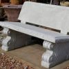 Concrete Bench (with Back Rest)