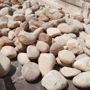 Smooth Brown Dump Rocks - 4 tons